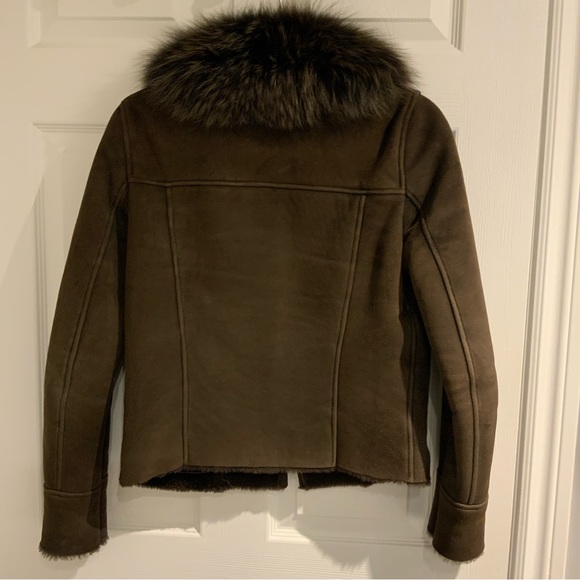 RARE Longchamp sheepskin and fox jacket - Picture 5 of 14